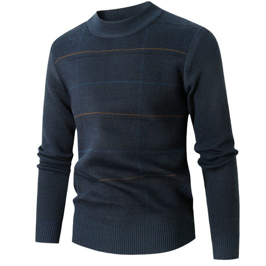 S.M. Men's Plaid Casual Sweater