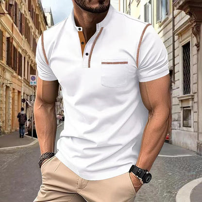 S.M. Short-sleeved Quick-dry Casual Polo Shirt