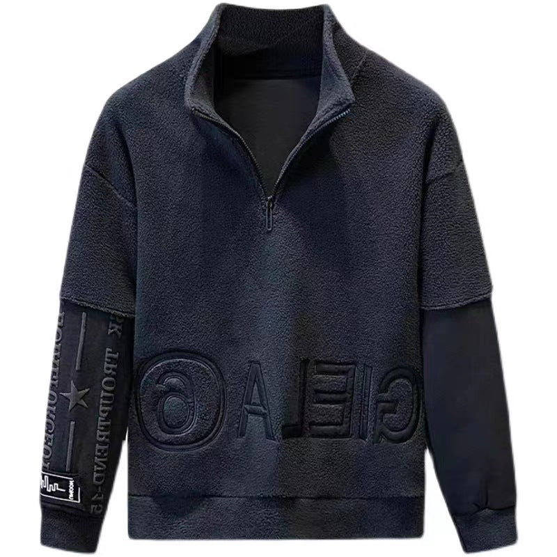 S.M. Zipper Pocket Tactical Fleece Sweater