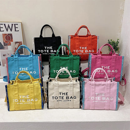 Popular Tote bag large capacity canvas messenger bag