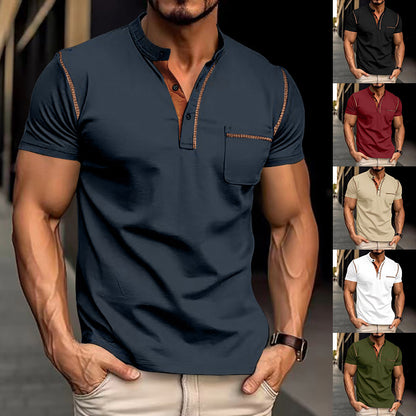 S.M. Short-sleeved Quick-dry Casual Polo Shirt