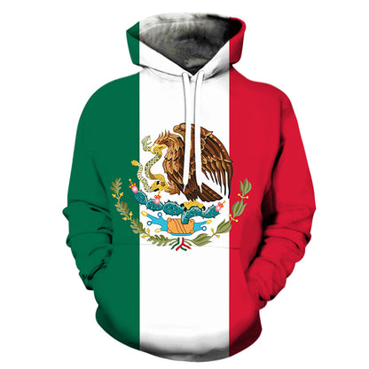 S.M. Men's Sweater Mexican Pride 3D Printed Hoodie