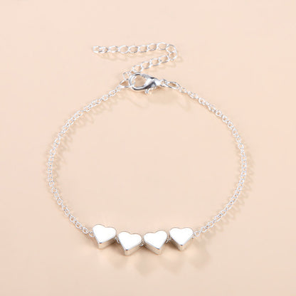 Fashion Love Pendant Simple Bracelet