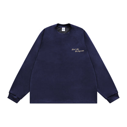 S.M. Dopamine Suede Steel Printed Embossed Sweater S.W.