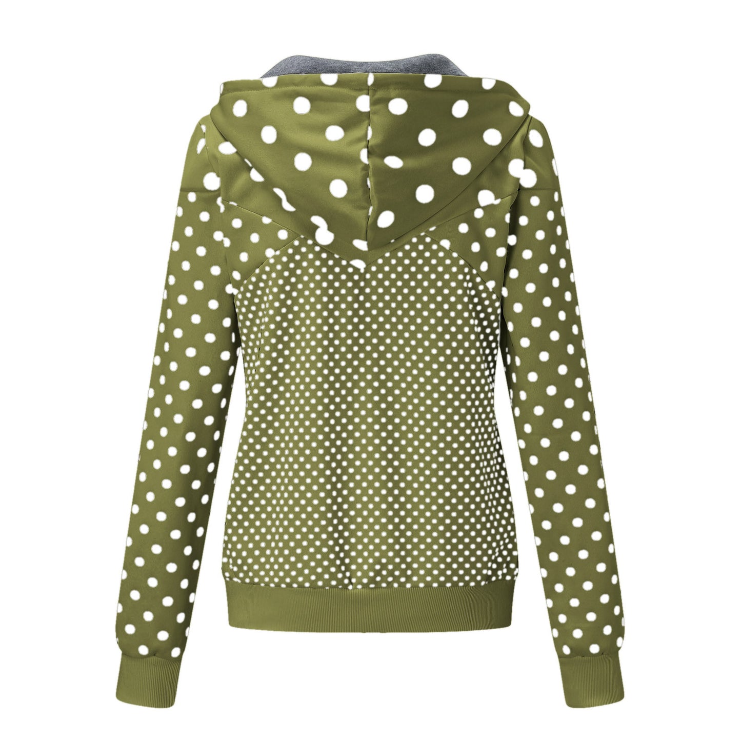 F.J.C.  S.W.   Casual Polka Dot Top Coat