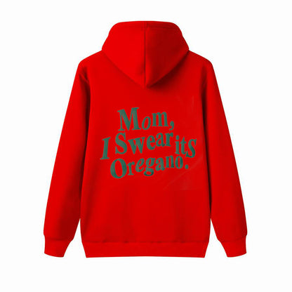 Hoodie Brushed Hoody Letter Print