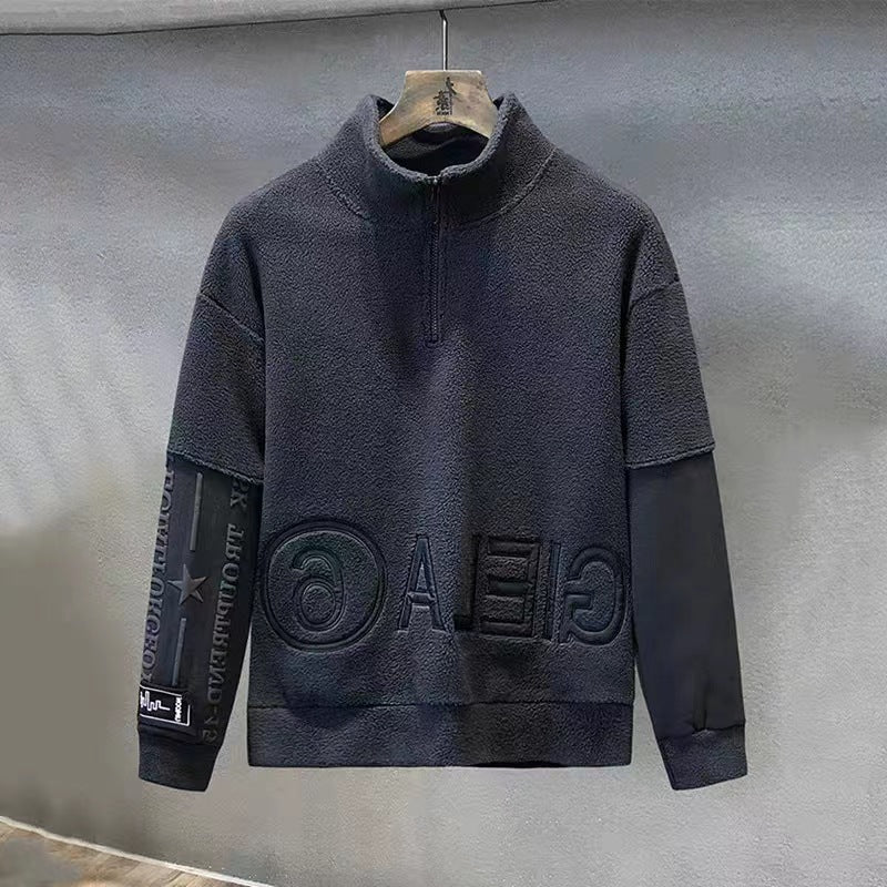 S.M. Zipper Pocket Tactical Fleece Sweater