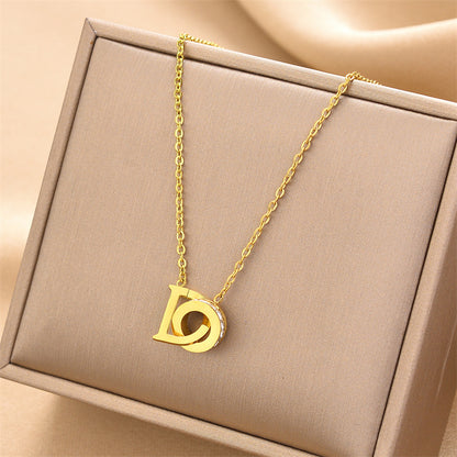 Titanium Steel Necklace Female Fashion Personality