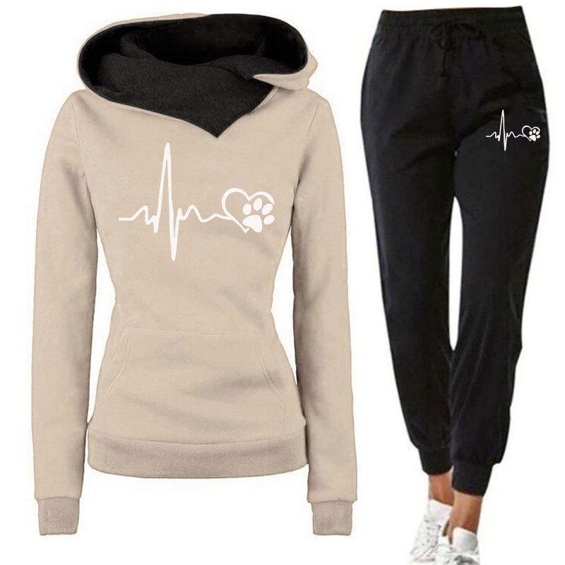 S.W. Heartbeat Frequency 2 piece sportswear set