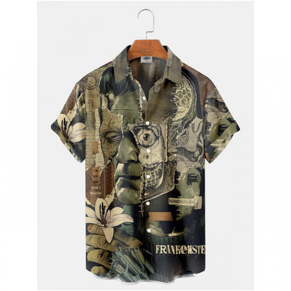 S.M. 3D Digital Printing Men's summer Shirt