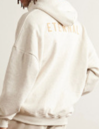 S.M.  ETERNALS ZONE Main line letter hoodie