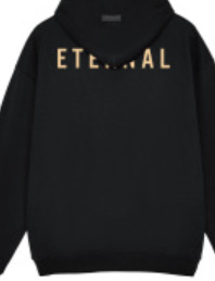 S.M.  ETERNALS ZONE Main line letter hoodie