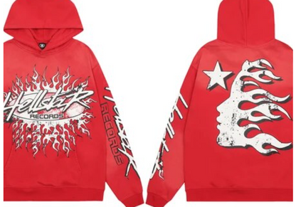 Hell star pullover hoodie. S.M.