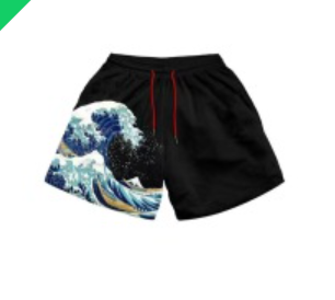 S.M. Shorts Fitness sports polyester breathable shorts Various anime styles