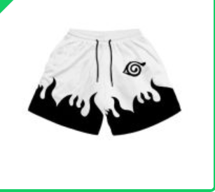 S.M. Shorts Fitness sports polyester breathable shorts Various anime styles