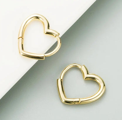 Heart earrings very nice.