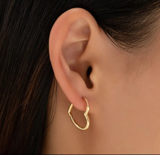 Heart earrings very nice.