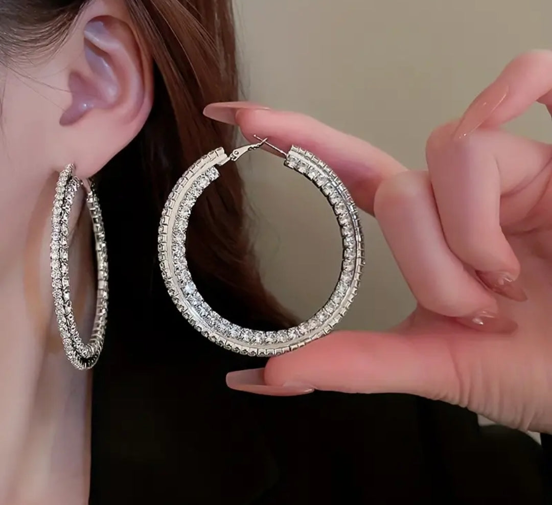 CZ HOOPS VERY THICK HIGH QUALITY