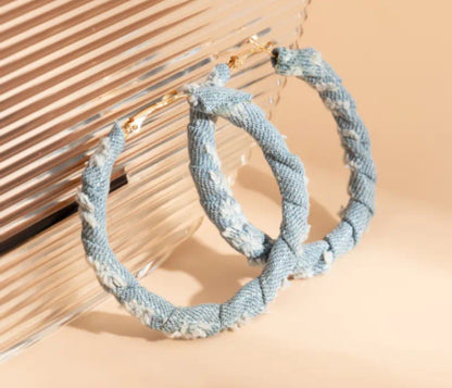 DENIM HOOPS