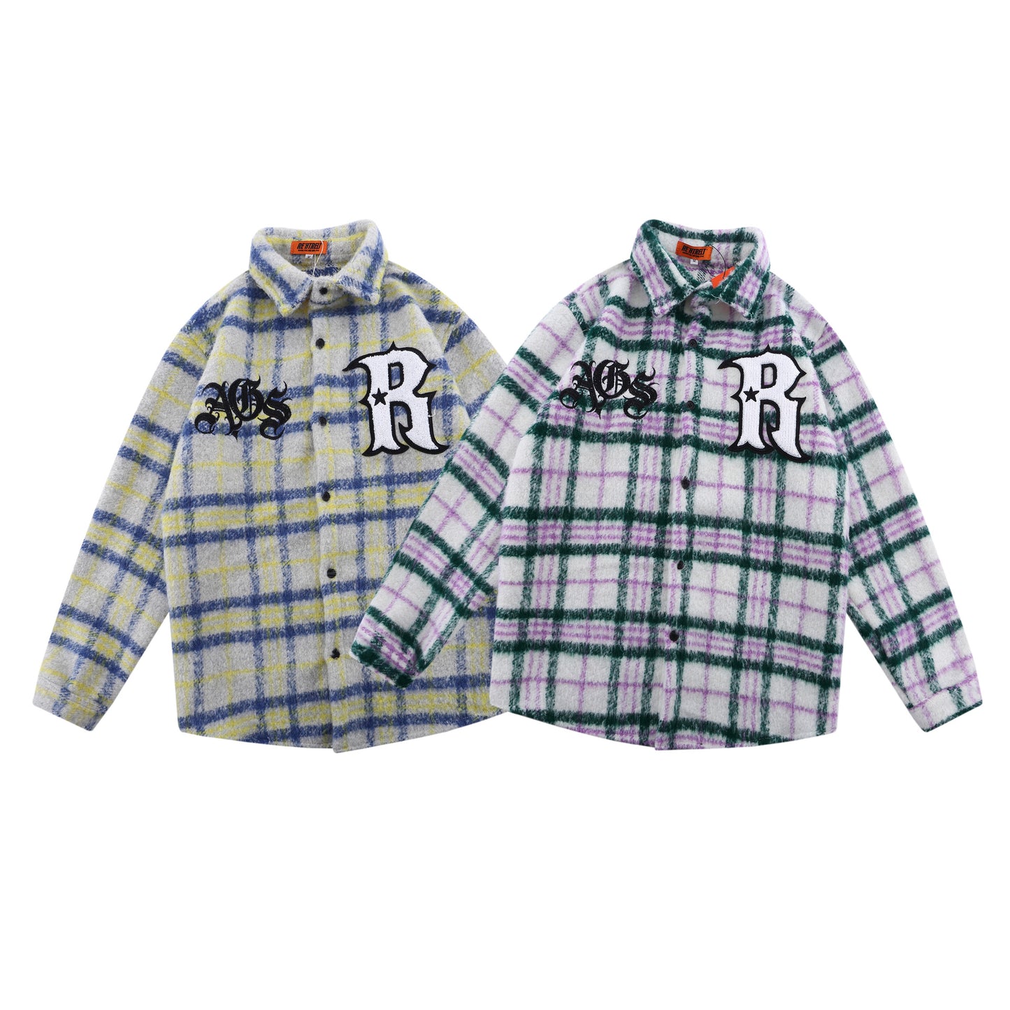 S.M. Men's  Hip Hop Thick Shirt Coat Couple Tops