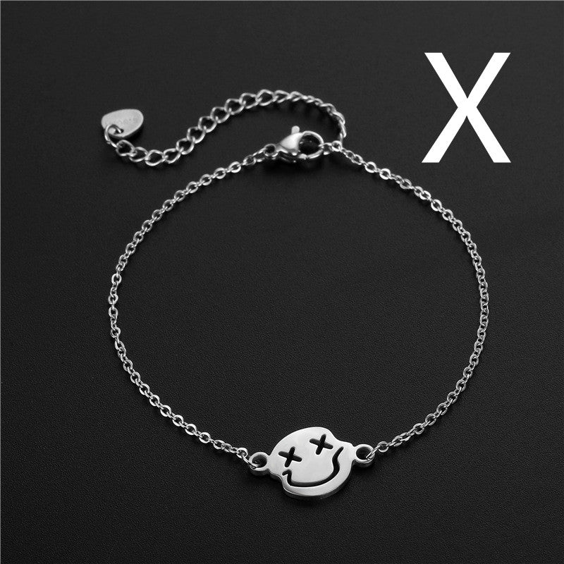 Stainless Steel Simple Jewelry Creative Trend Hip-hop Bracelet