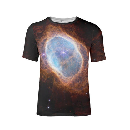 S.M.  Men's Short-sleeved Star Cluster Printed Fashion T-shirt