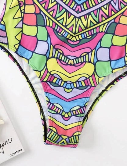 S.W. New One-piece Printed Swimsuit