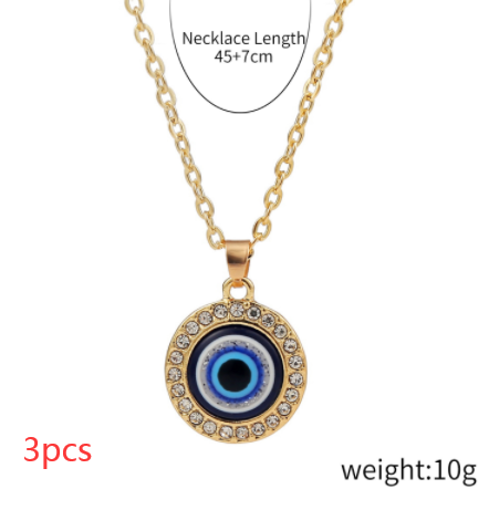 Diamond Demon Eye Necklace jewelry