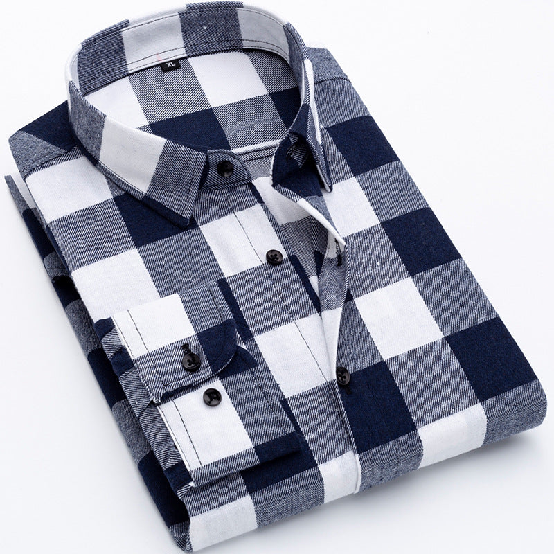 F.J.C. Men's Plaid  Shirts S.M.