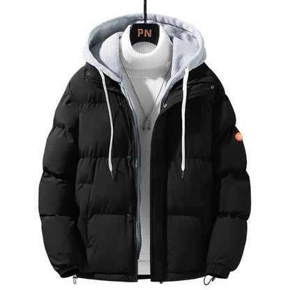 S.M.Cotton-padded Coat Men's Winter New Trendy Handsome Windproof