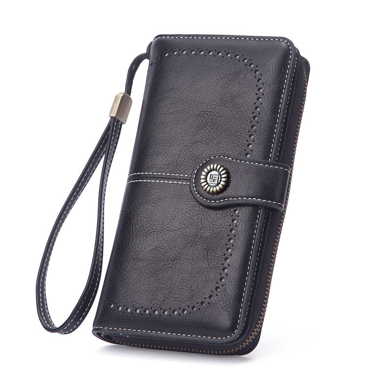 S.B. Stylish Retro Minimalism Long Wallet