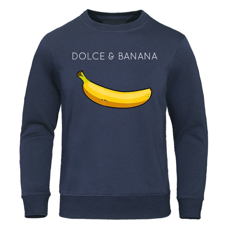 S.M. Banana Fashion Printed Hoodie