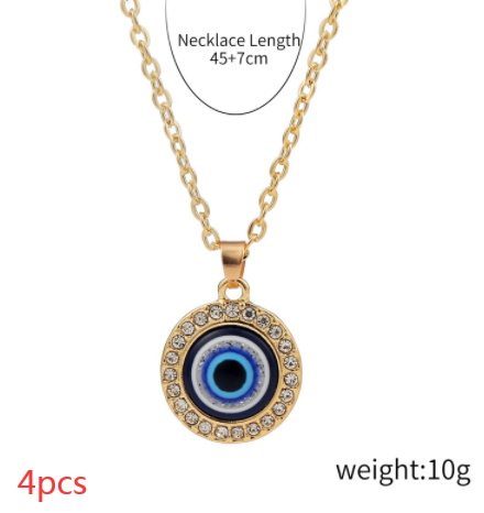 Diamond Demon Eye Necklace jewelry