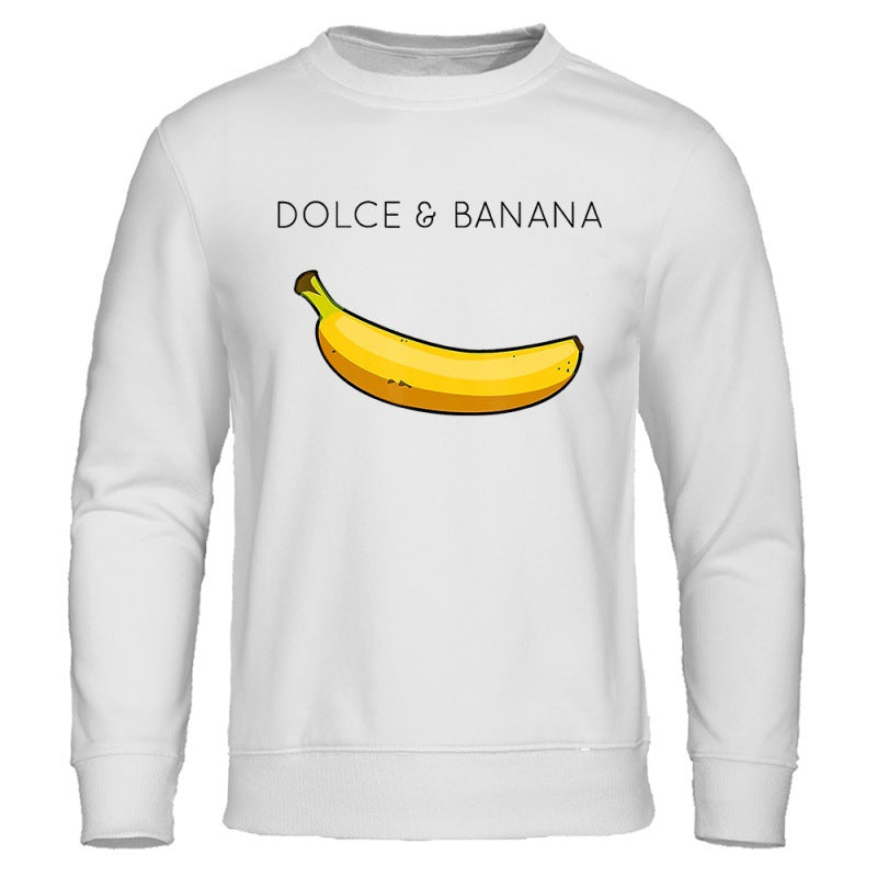 S.M. Banana Fashion Printed Hoodie