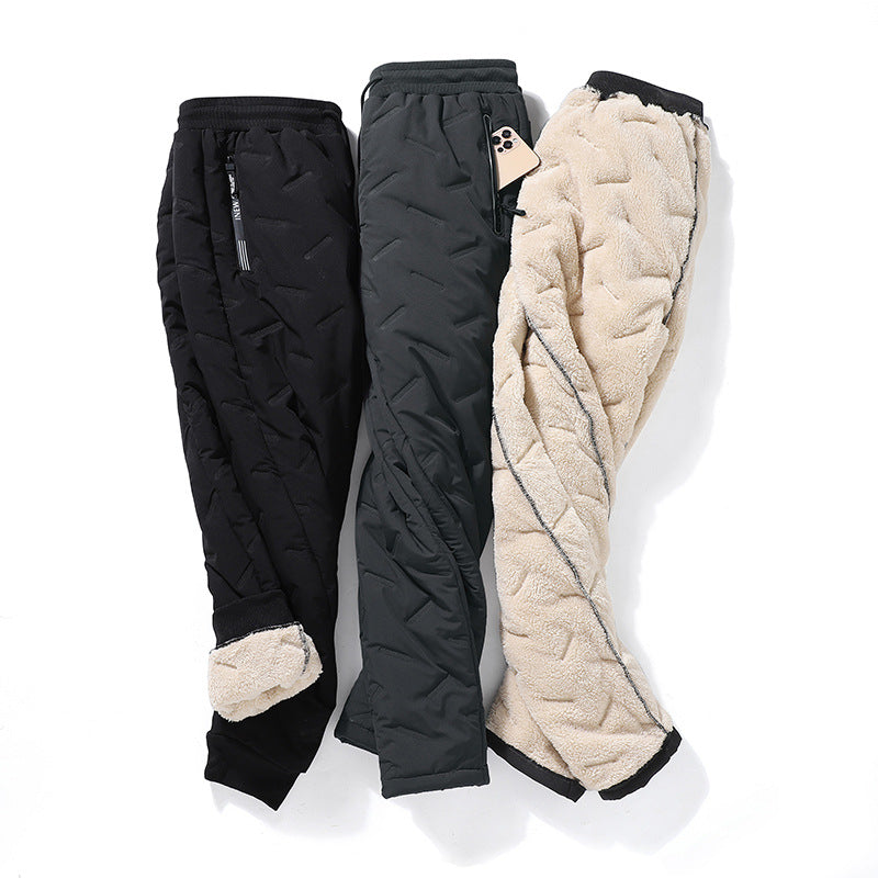 S.M. winter Windproof joggers With Zip Pocket.