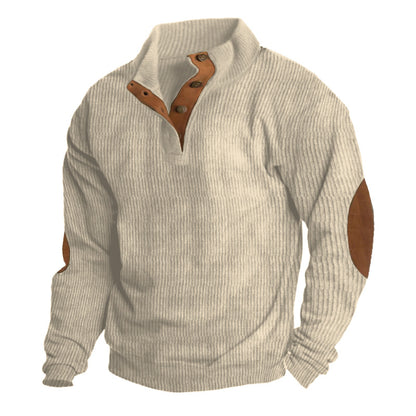 S.M. Men's Outdoor Casual  Long-sleeved Sweater