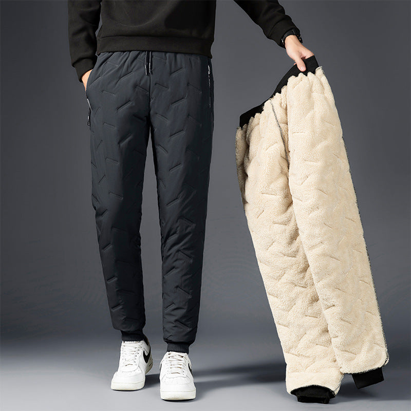 S.M. winter Windproof joggers With Zip Pocket.