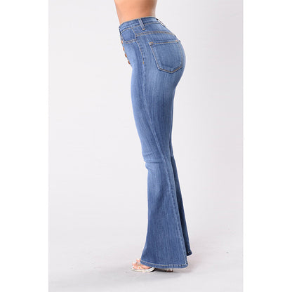 S.W. sexy-wide-leg-denim-skinny-jeans-high-waist-stretch-jeans