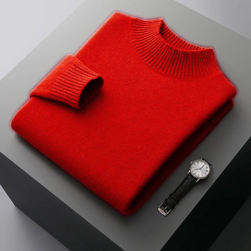 F.J.C. S.M.   Knitted Pure Wool Sweater men's