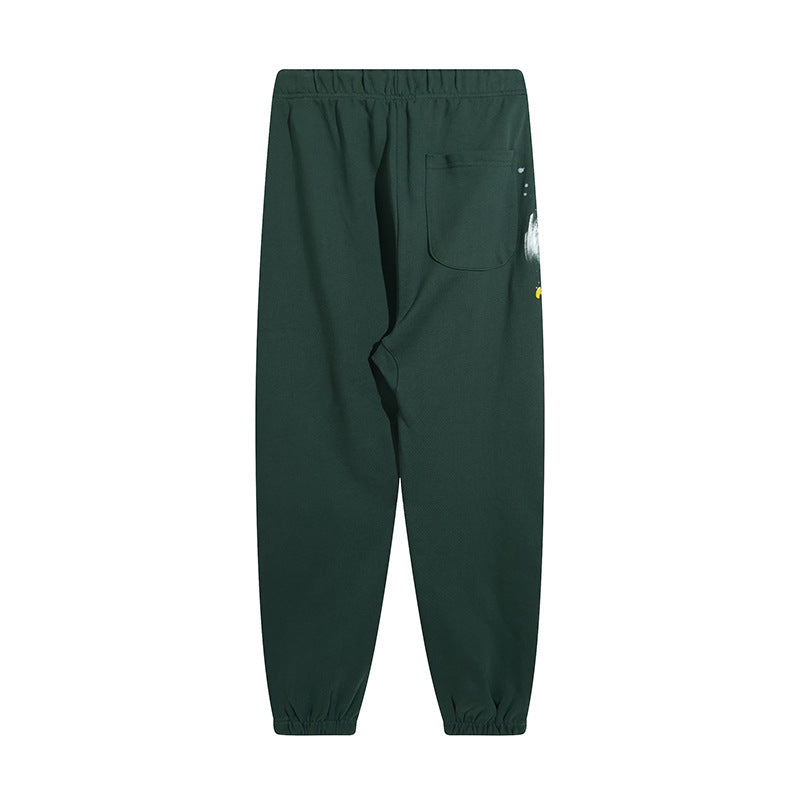 S.M. Gallery Dept Painted Property Sweat Pants Green