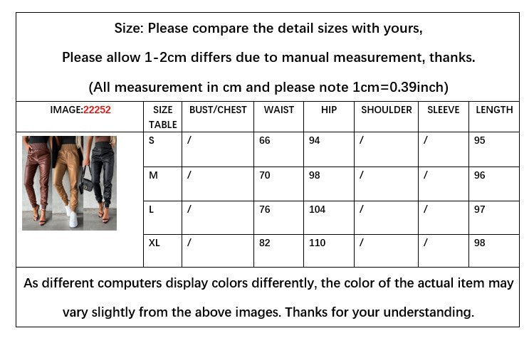 Street Fashion Haulage Motor Style Foreign Trade Waist Trimming Casual Fashion Leather Pants