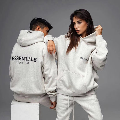 S.M. ESSENTIALS  plush fleece F.O.G. hoodie