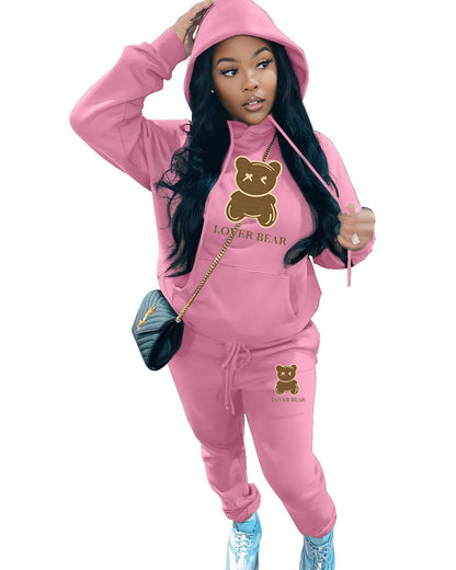 S.W.   Women's 2 Piece Suit Hooded Sweatshirt And Sweatpants