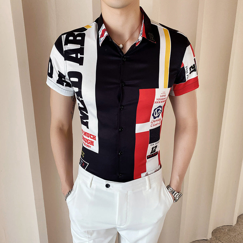 Men's Short-sleeved Shirts S.M.