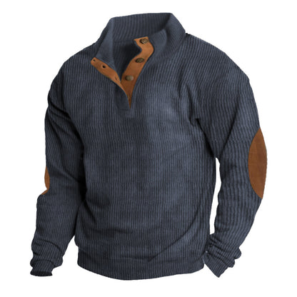 S.M. Men's Outdoor Casual  Long-sleeved Sweater