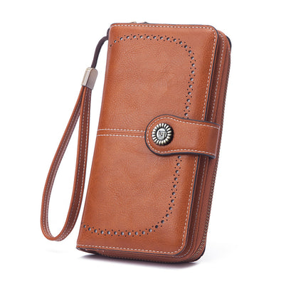 S.B. Stylish Retro Minimalism Long Wallet