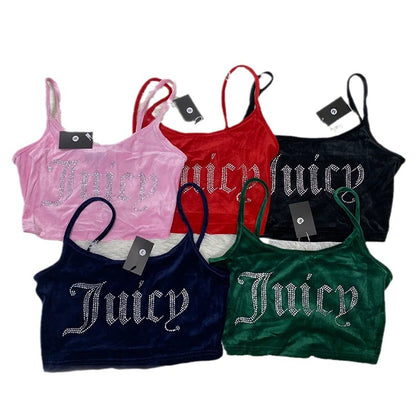 JUICY new pressed velvet camisole top