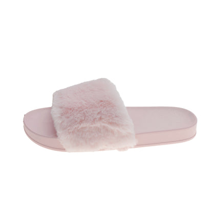 Slides Flat Bottom Fluffy Slippers Wholesale