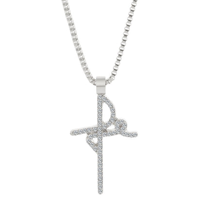 Personality Hip Hop Diamond Pendant Necklace Alloy Jewelry