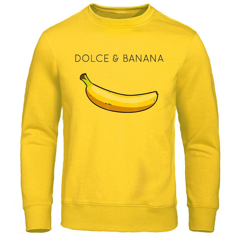 S.M. Banana Fashion Printed Hoodie